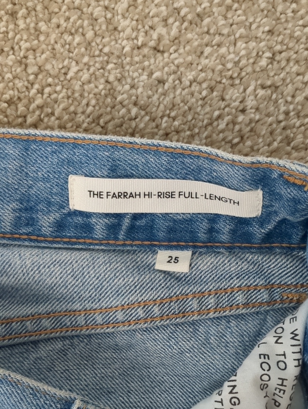 Denim Forum The Farrah Hi-rise Full-length Jean - Picture 3 of 7